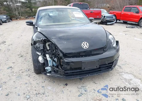 2014 Volkswagen Beetle 2.5L из США, поврежденный, VIN 3VW5P7ATXEM802124